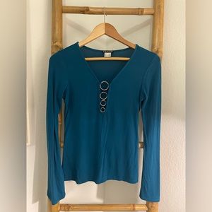 Venus top with gold detail